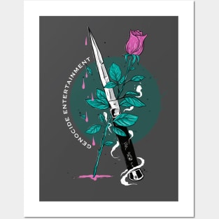 Rose and Dagger Design Posters and Art